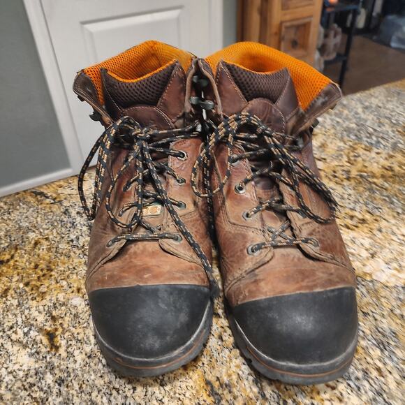 Timberland Pro Brown Men\'s Work Boots Size 13 M US ID 52562 A7501 Steel Toe main image 14